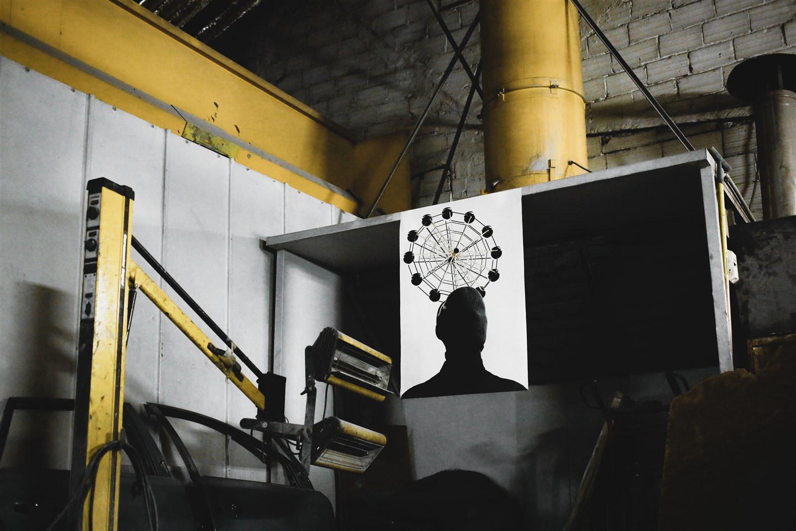 HEYMES poster 004, ferris wheel halo